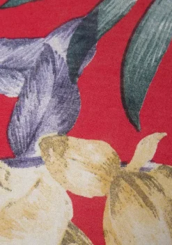 Kurze Kleider|LASCANA Sommerkleid Rot-Blau-Bedruckt