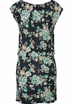 Strandkleider|s.Oliver Sommerkleid Schwarz-Grun