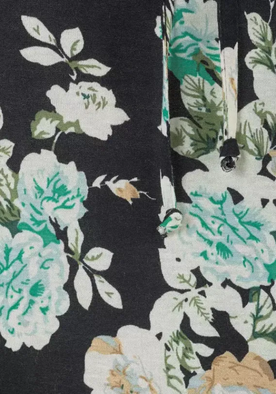 Strandkleider|s.Oliver Sommerkleid Schwarz-Grun