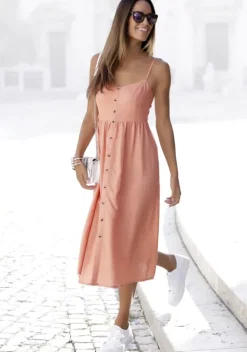 Strandkleider|LASCANA Sommerkleid Puder
