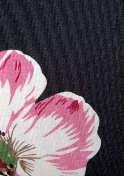 Kurze Kleider|Beachtime Sommerkleid Marine-Bedruckt