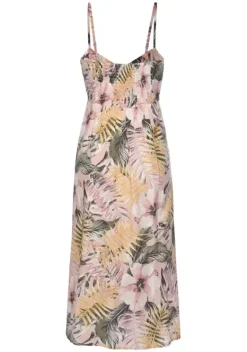 Strandmode|LASCANA Sommerkleid Apricot-Bedruckt