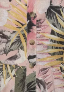 Strandmode|LASCANA Sommerkleid Apricot-Bedruckt