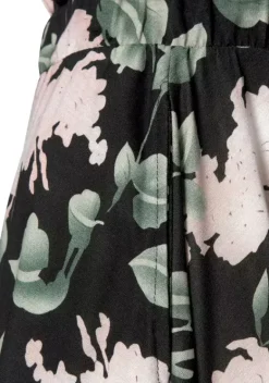 Rocke|Buffalo Sommerrock Schwarz-Rosa-Bedruckt