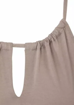 Strandmode|LASCANA Spaghettitop Taupe