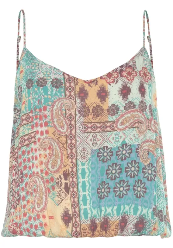 Strandmode|LASCANA Spaghettitop Bunt Bedruckt