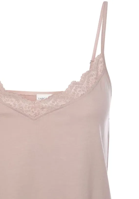 LASCANA Nachhaltige Nachtwasche<Spitzentop