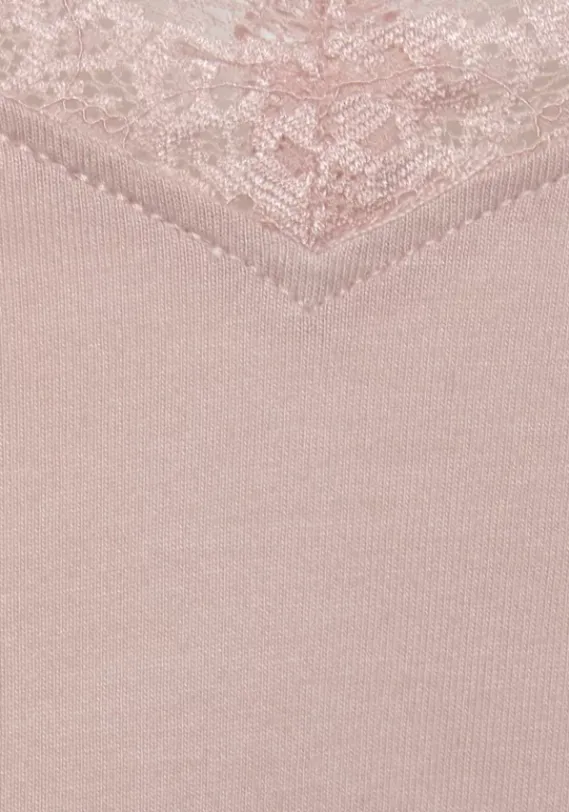 LASCANA Nachhaltige Nachtwasche<Spitzentop