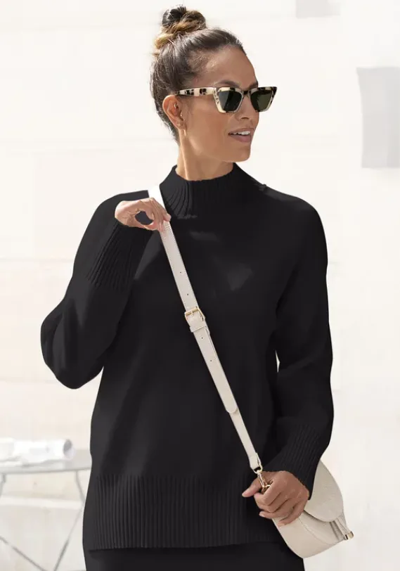 LASCANA Pullover<Stehkragenpullover