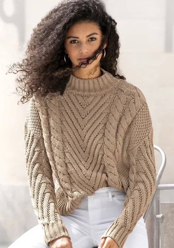 LASCANA Pullover<Stehkragenpullover
