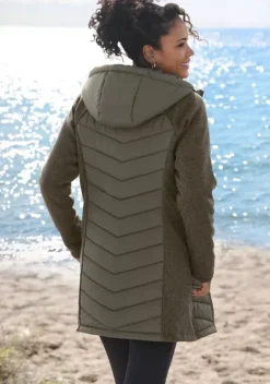 Jacken & Mantel|Vivance Steppjacke Khaki