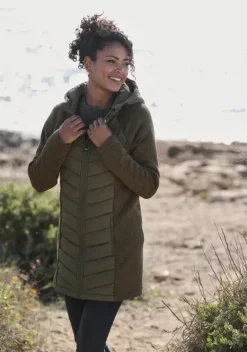 Jacken & Mantel|Vivance Steppjacke Khaki