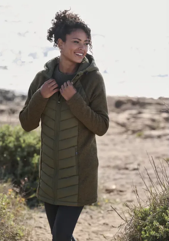Jacken & Mantel|Vivance Steppjacke Khaki
