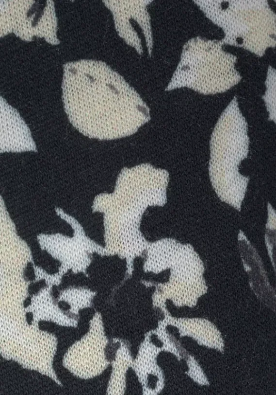 Strandmode|LASCANA Strandhose Schwarz-Creme