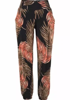 Strandmode|LASCANA Strandhose Braun-Orange