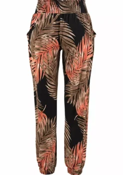 Strandmode|LASCANA Strandhose Braun-Orange