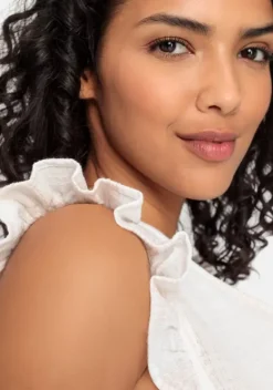 Kurze Kleider|LASCANA Strandkleid Creme-Sand