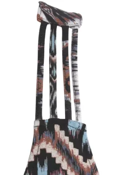 Kurze Kleider|Buffalo Strandkleid Schwarz-Bedruckt