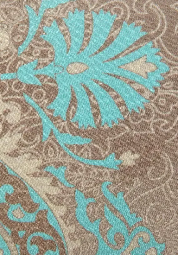 Strandkleider|LASCANA Strandkleid Turkis-Bedruckt