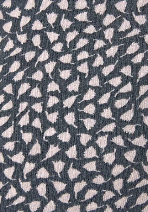 Kurze Kleider|s.Oliver Strandkleid Anthrazit-Rosa-Bedruckt