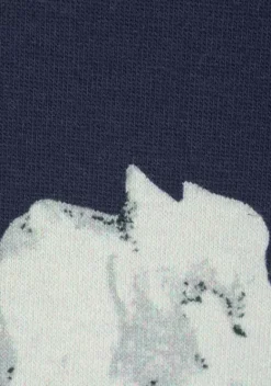 Kurze Kleider|Beachtime Strandkleid Blau-Geblumt