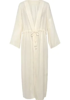 Maxikleider|LASCANA Strandkleid Creme