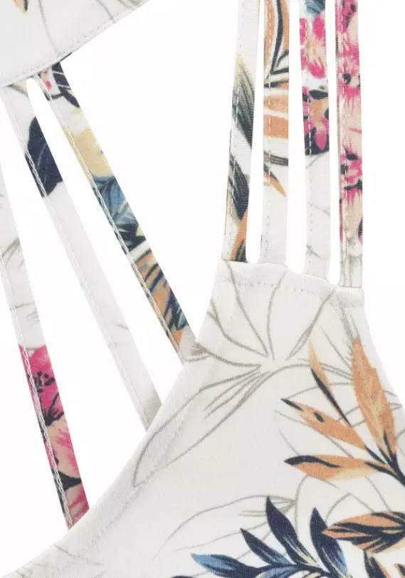 Strandkleider|s.Oliver Strandkleid Weis-Bedruckt