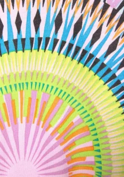 Kurze Kleider|Beachtime Strandkleid Multicolor-Bedruckt