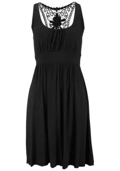 Kurze Kleider|LASCANA Strandkleid Schwarz