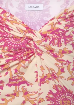 Rocke|LASCANA Strandrock Orange-Pink Bedruckt