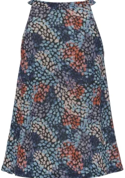 Damenshirts|s.Oliver Strandtop Blau-Koralle Bedruckt