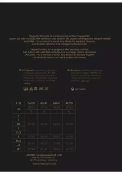 Socken|LASCANA Strapsstrumpfe Schwarz