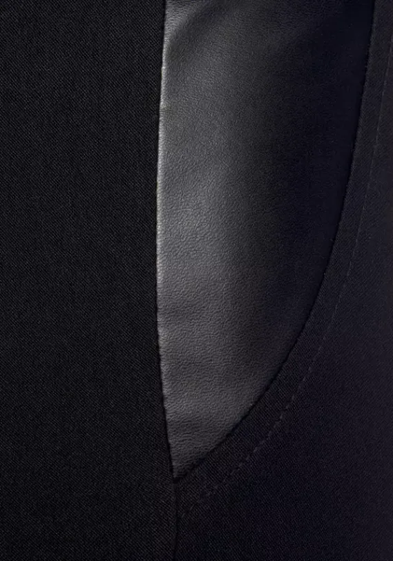 Lange Hosen|LASCANA Stretch-Hose Schwarz
