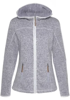 Jacken & Mantel|LASCANA Strickfleecejacke Navy