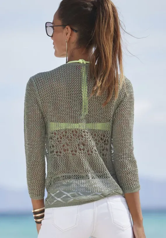 Jacken & Mantel|s.Oliver Strickjacke Khaki