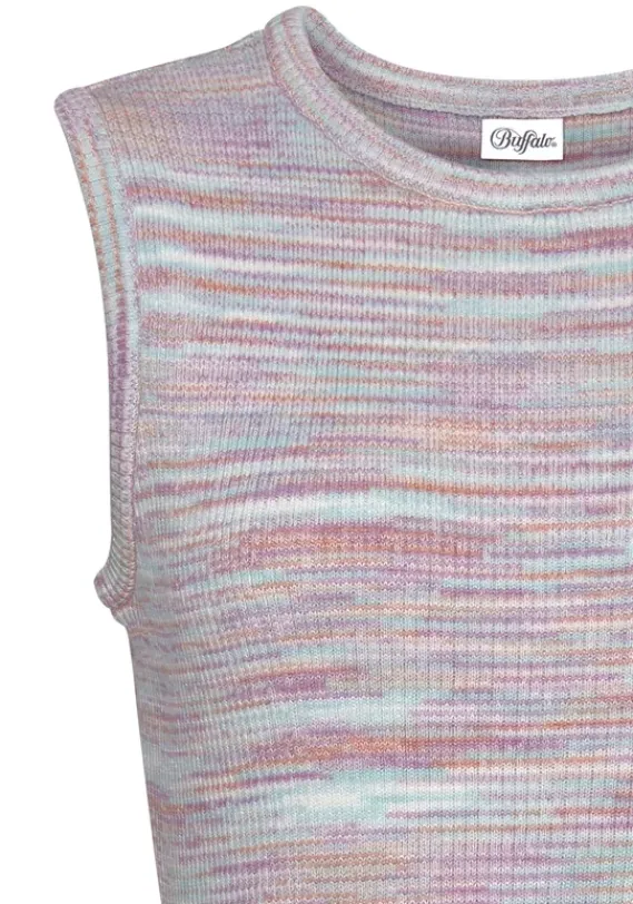 Kurze Kleider|Buffalo Strickkleid Multicolor