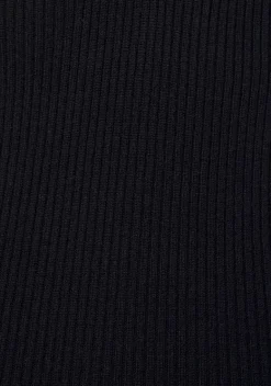 Kurze Kleider|Buffalo Strickkleid Schwarz