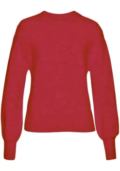 Pullover|LASCANA Strickpullover Rot