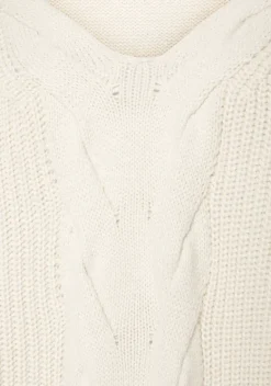 Homewear-Oberteile|LASCANA Strickpullover Creme-Orange-Apricot