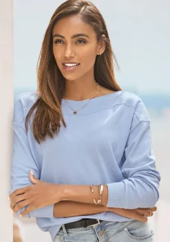 Pullover|Vivance Strickpullover Bleu