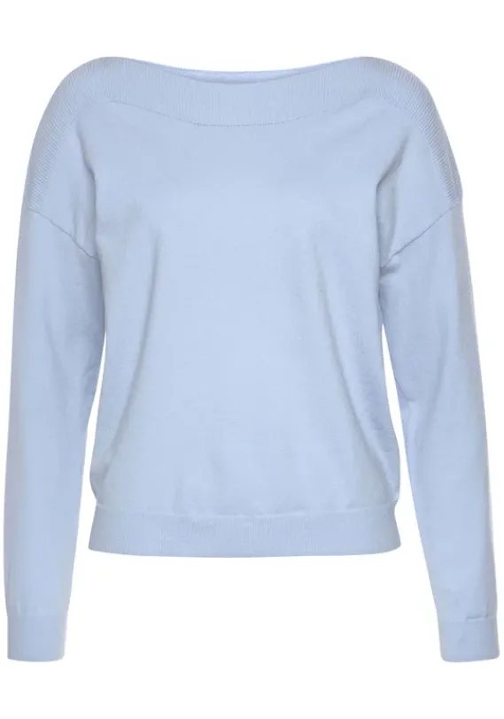 Pullover|Vivance Strickpullover Bleu