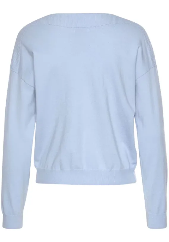Pullover|Vivance Strickpullover Bleu