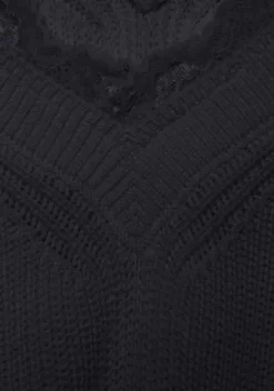 Pullover|LASCANA Strickpullover Schwarz