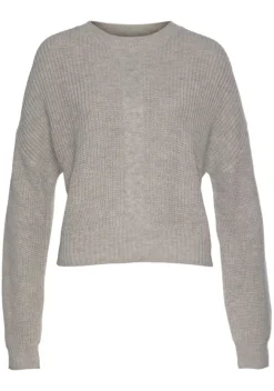 Pullover|LASCANA Strickpullover Sand-Meliert