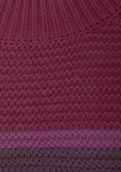 Pullover|LASCANA Strickpullover Beere Gestreift
