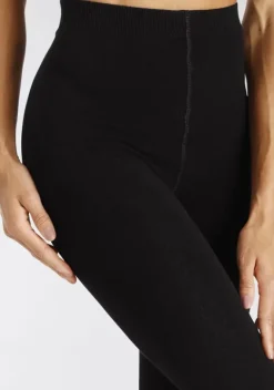 Strumpfhosen|LASCANA Strickstrumpfhose 2X Schwarz