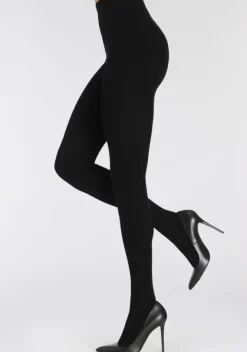 Strumpfhosen|LASCANA Strickstrumpfhose 2X Schwarz