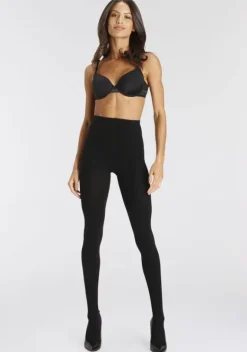 Strumpfhosen|LASCANA Strickstrumpfhose 2X Schwarz