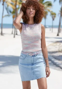 Damenshirts|Buffalo Stricktop Multicolor