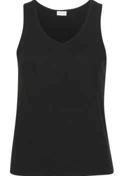 Damenshirts|LASCANA Stricktop Schwarz